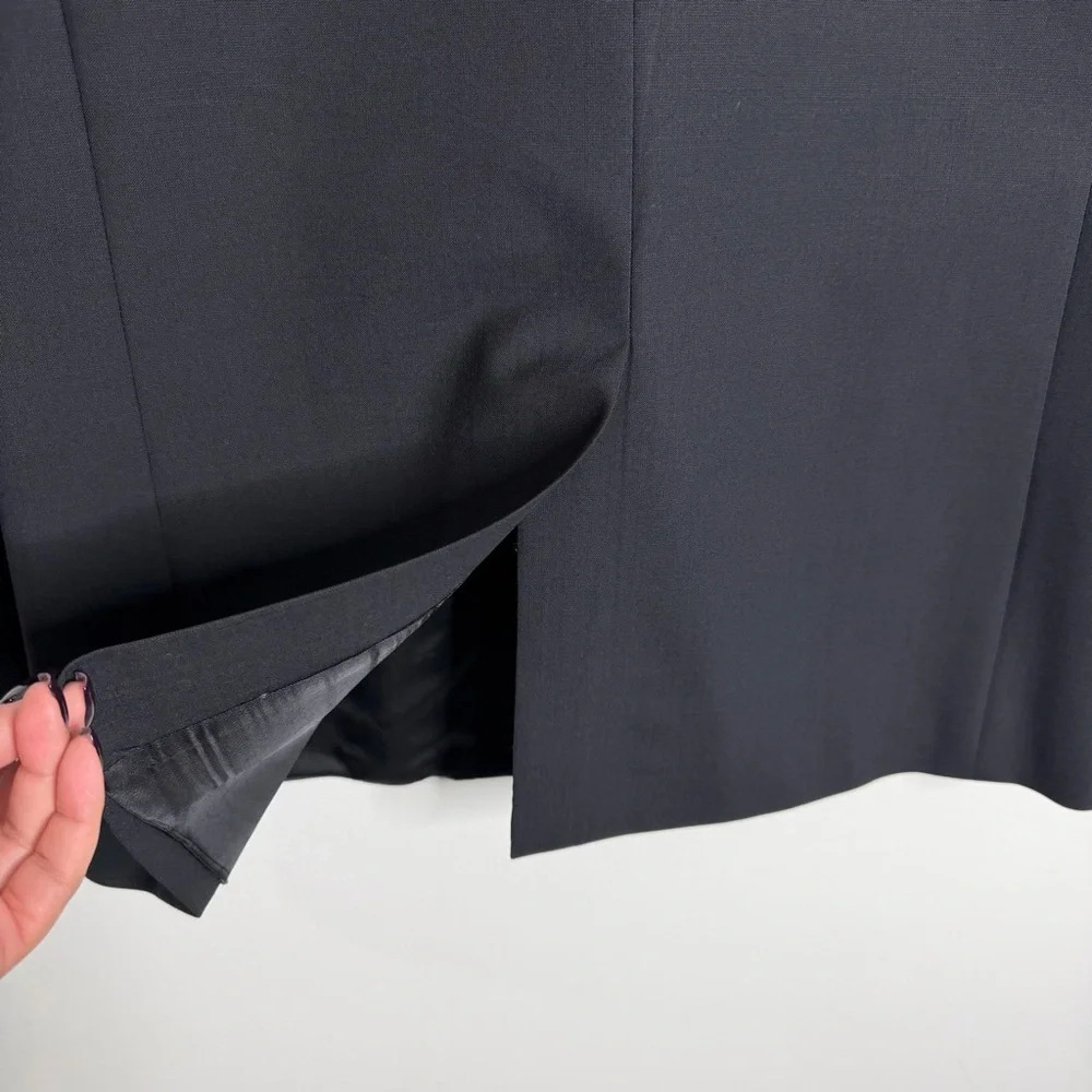 NWOT Brooks Brothers 346 Stretch Men's Black Solid Wool Blazer Size 41R Workwear